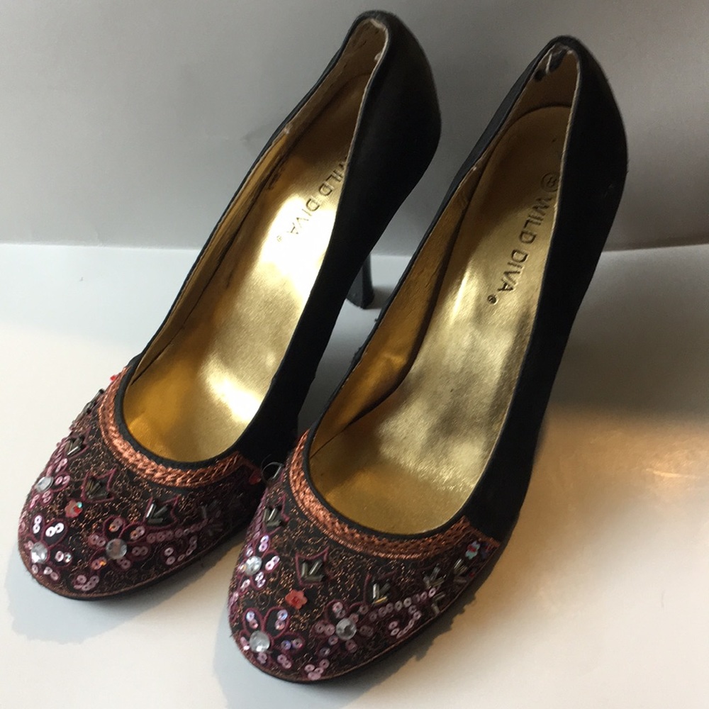Beaded heels